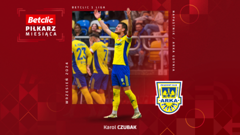 Karol Czubak Named September Player of the Month in Betclic 1 Liga